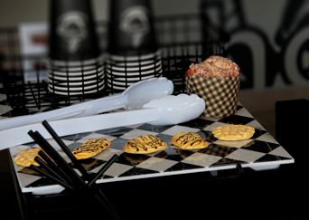 RAKI Platou cu aspect sah melamina GN 1/1 53x32,5xh2cm [3]