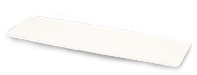 RAKI Platou melamina dreptunghiular, 64,5x19xh1cm, alb [1]