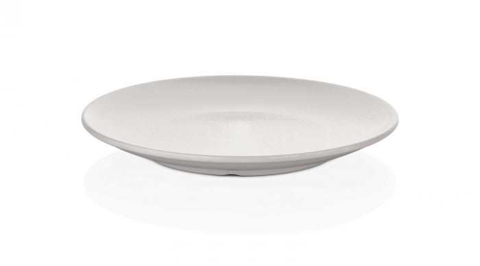 RAKI Platou melamina rotund, D40xh4cm, alb [1]