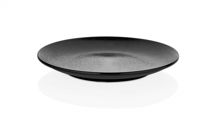 RAKI Platou melamina rotund, D45xh5,3cm, negru [1]