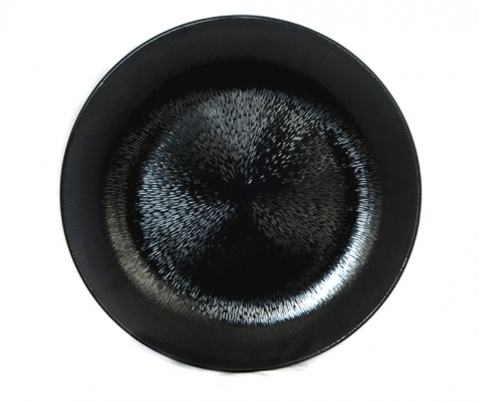 RAKI Platou melamina rotund, D45xh5,3cm, negru [2]