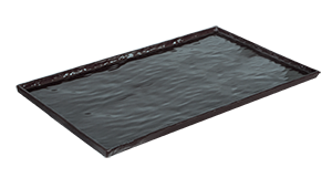 RAKI Platou melamina servire dreptunghiular, 53x32,5cm, negru [1]