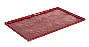 RAKI Platou melamina servire dreptunghiular, 53x32,5cm, rosu [1]