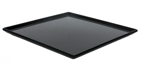 RAKI Platou, tava bufet melamina, 29x29xh1cm, negru [1]
