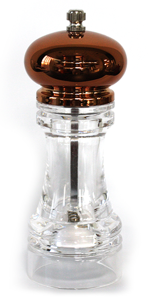RAKI Rasnita condimente acrilica cu capac bronz, 15cm [1]