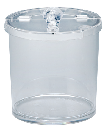 RAKI Recipient policarbonat rotund cu capac, 1,5l, D14xh13,5cm [1]