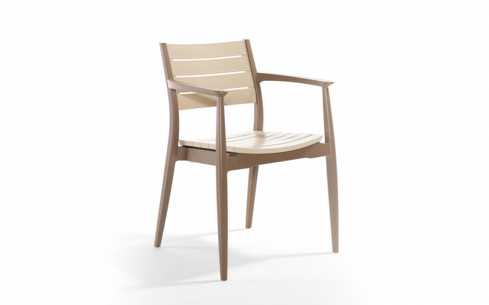 RAKI REGNUM Scaun cafea x cappuccino 58x54xh82cm din polipropilena cu fibra de sticla [1]