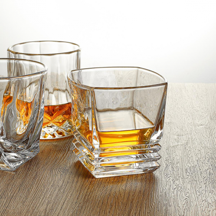 RAKI ROCK Set 6 pahare whisky, 250ml, D9xh9cm, din sticla [4]