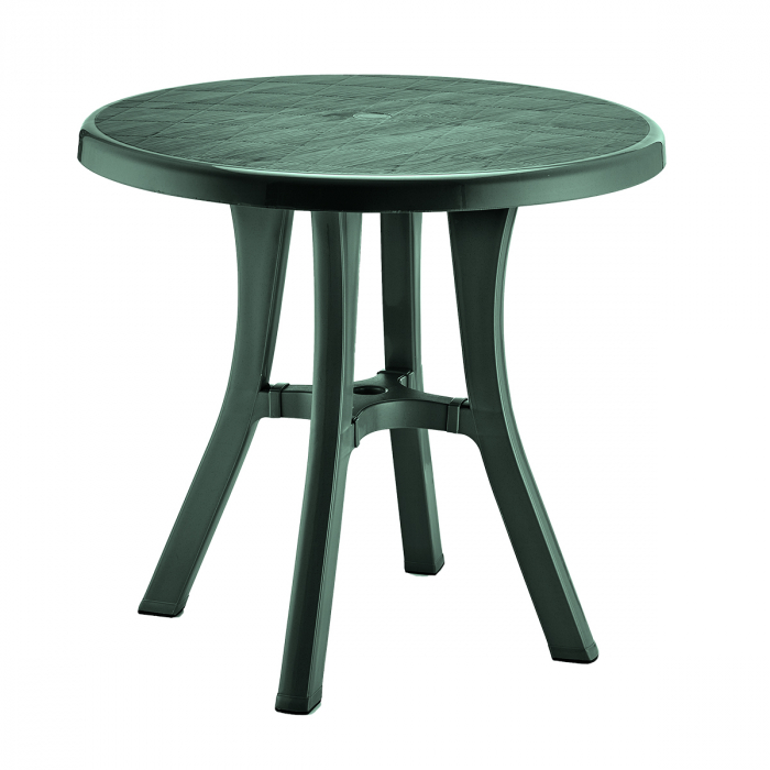 RAKI ROYAL Masa gradina plastic, D80xh73cm, verde, rotunda [1]