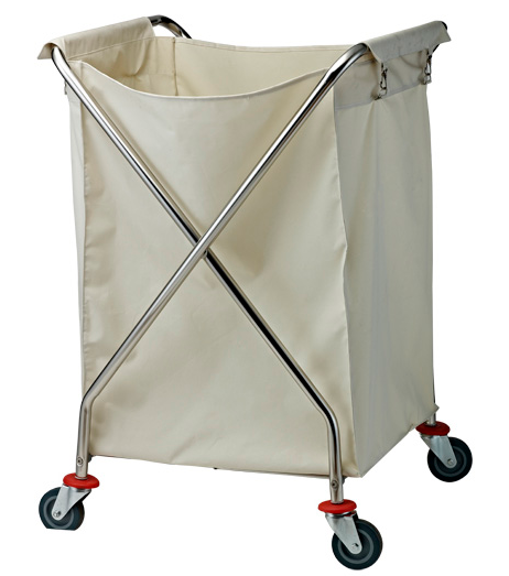 RAKI Sac pentru carucior lenjerie 68x64xh102cm alb [2]