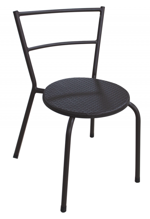 RAKI Scaun 53x49xh76cm poliratan maro [1]