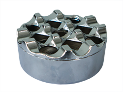 RAKI Scrumiera antivant metalica, D9,3xh4cm, finisaj crom [1]
