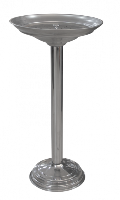 RAKI Scrumiera exterioara stationara 32xh61cm, inox [1]