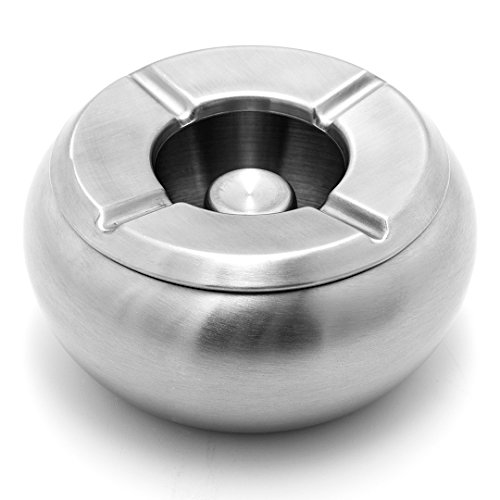 RAKI Scrumiera inox antivant 10cm sfera [1]