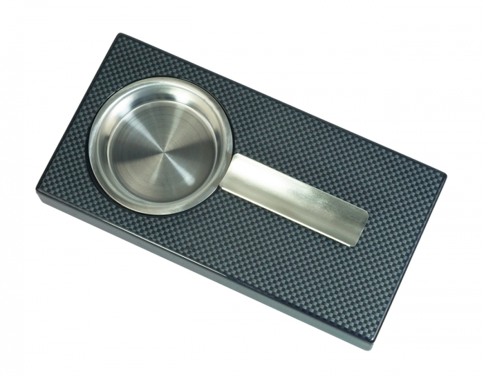 RAKI Scrumiera trabuc, 20x10xh2,5cm, aspect fibra de carbon [2]