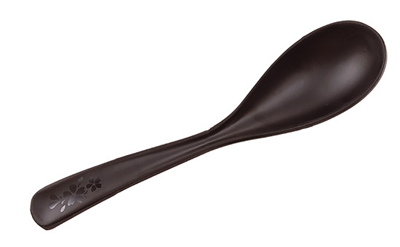RAKI SHIBUI Lingura traditioanla asiatica pentru supa, 18cm, melamina [1]