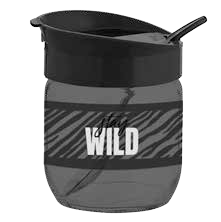 RAKI STAY WILD Borcan sticla cu lingurita, 425ml, pentru condimente [1]