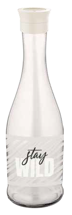 RAKI STAY WILD Sticla cu capac 1l cu decor, din sticla, diferite culori [2]