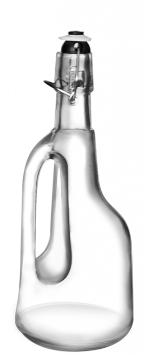 RAKI Sticla cu toarta si dop, 500ml, pentru ulei/otet, din sticla [1]