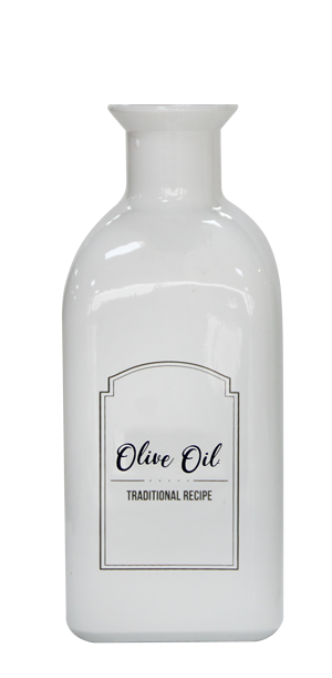 RAKI Sticla ulei oliviera cu dop de pluta, 700ml, culoare alba [2]