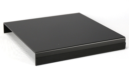 RAKI Suport acrilic expunere bufet, 29,5x29,5xh4cm, negru [1]