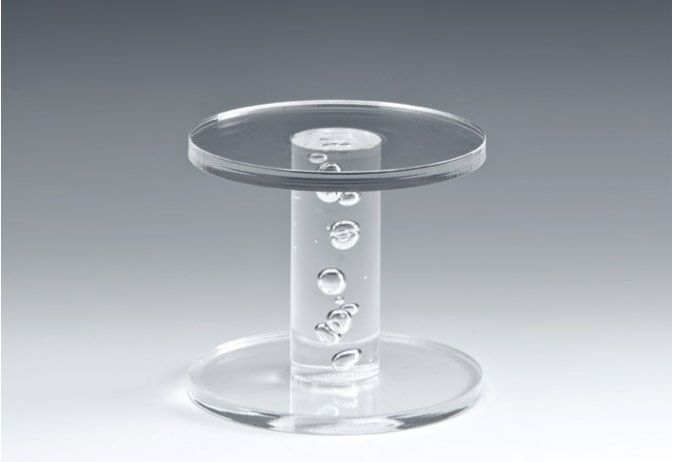 RAKI Suport acrilic pentru platouri D13xh12cm, transparent [2]
