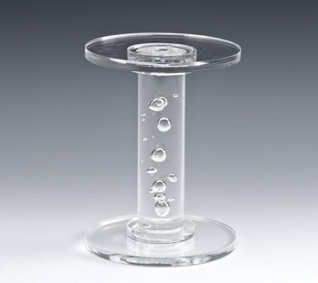RAKI Suport acrilic pentru platouri D13xh18cm, transparent [2]