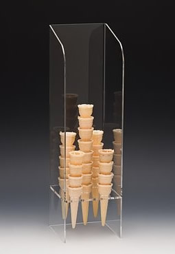 RAKI Suport cornete inghetata, 14x14xh49cm, acrilic [1]