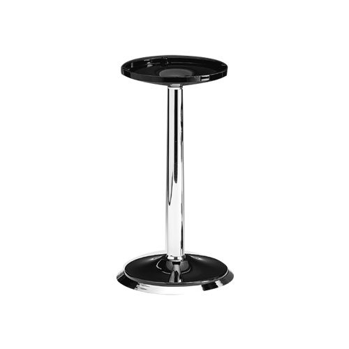 RAKI Suport din policarbonat pentru platouri, D16,5xh30cm, negru [1]