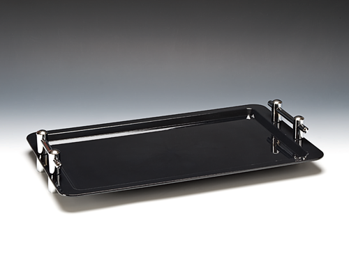 RAKI Tava dreptunghiulara 53x32cm, policarbonat, neagra [1]