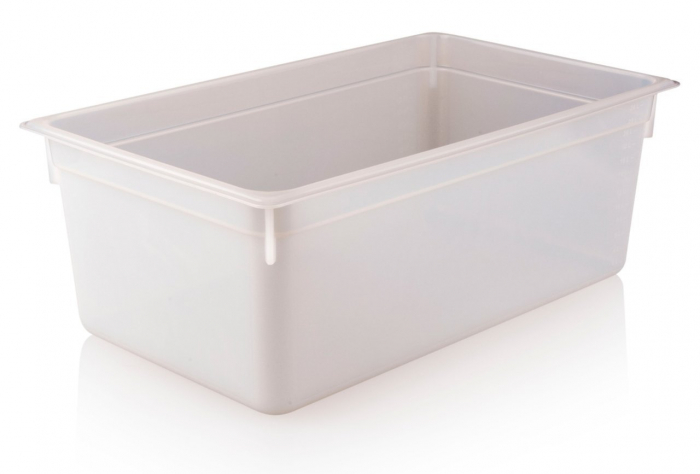 RAKI Tava gastronorm polipropilena 1/1-200, 530x325x200mm, 25,6lt, alba [1]