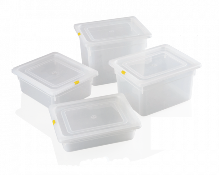 RAKI Tava gastronorm polipropilena 1/2-100, 325x265x100mm, 5,9lt, alba [2]