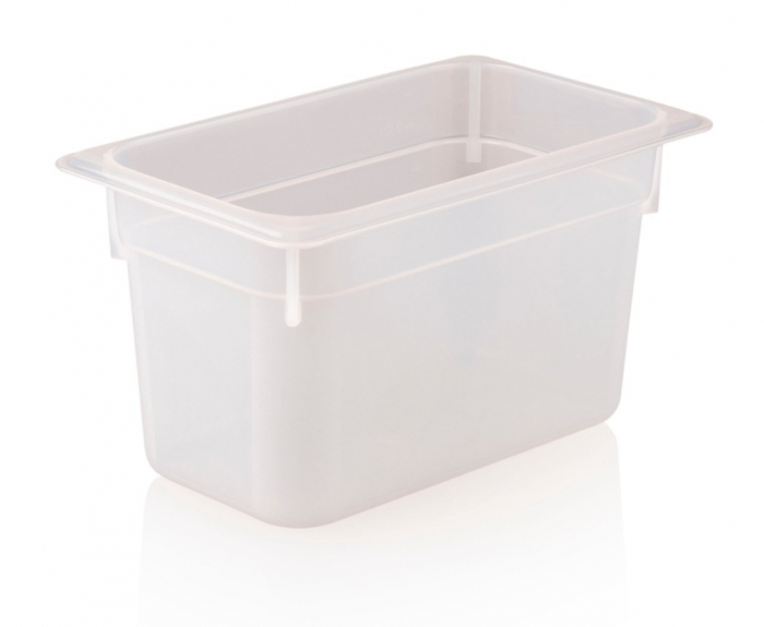 RAKI Tava gastronorm polipropilena 1/4-150, 265x162x150mm, 3,7lt, alba  [1]