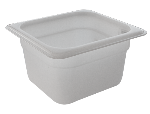 RAKI Tava gastronorm polipropilena 1/6-65, 176x162x65mm, 1lt  [1]