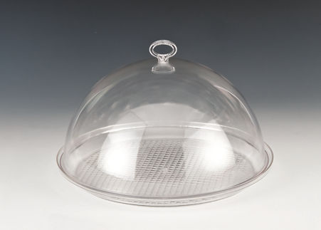 RAKI Tava rotunda policarbonat D42cm cu capac acrilic [1]