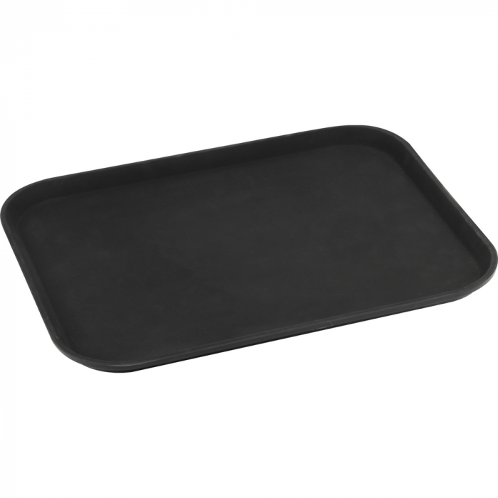 RAKI Tava servire ospatar dreptunghiulara, 40,6x30,5cm, suprafata cauciucata anti-alunecare, neagra [2]