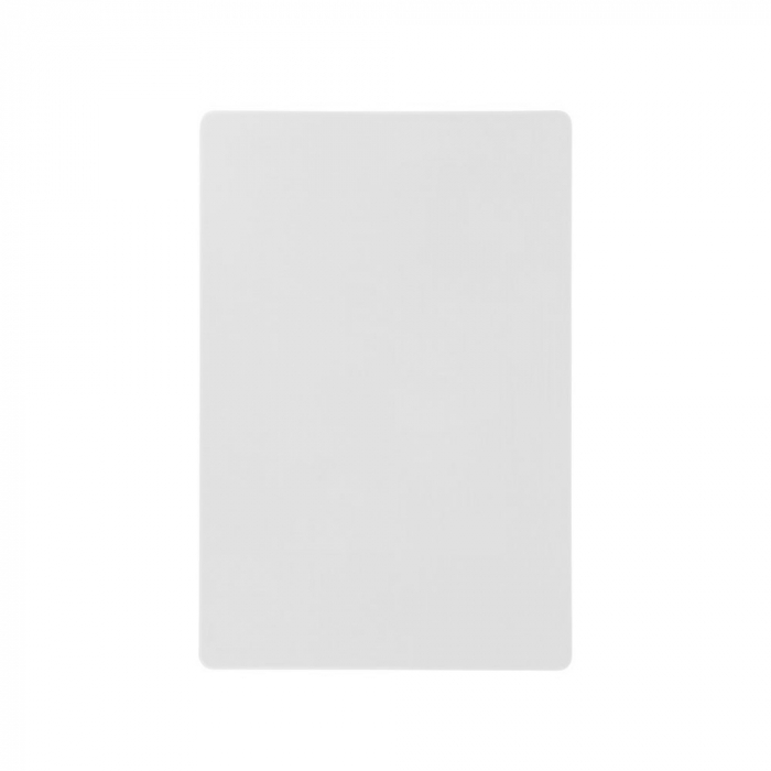 RAKI Tocator taiere profesional 45x30x2,5cm bucatarie polietilena HDPE, alb, pentru lactate si panificatie [1]