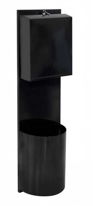 RAKI TULUN Dispenser hartie cu cos de gunoi oval 10x26xh105cm [1]