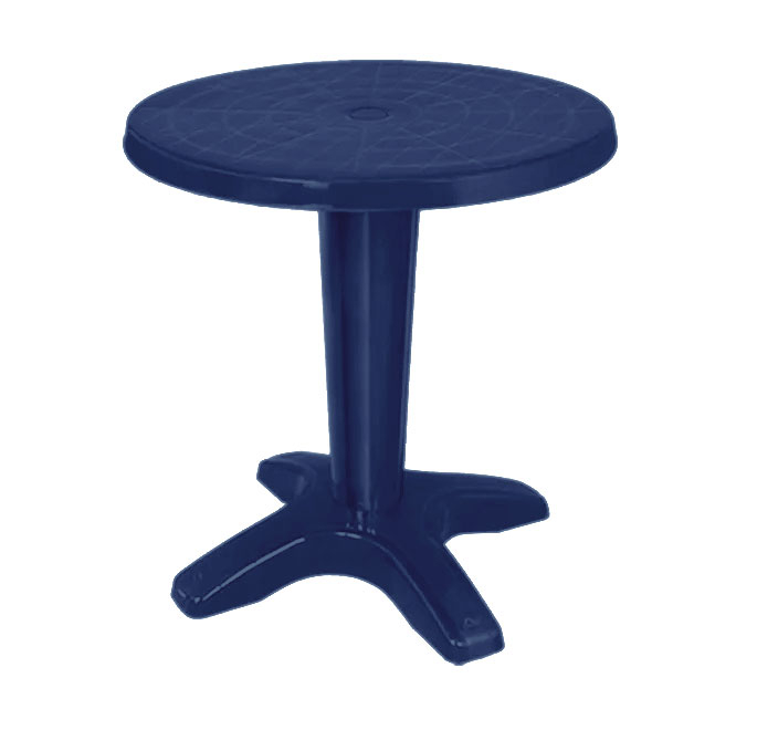 RAKI VILHENA Masa gradina plastic, rotunda, D70xh72cm, albastra [1]