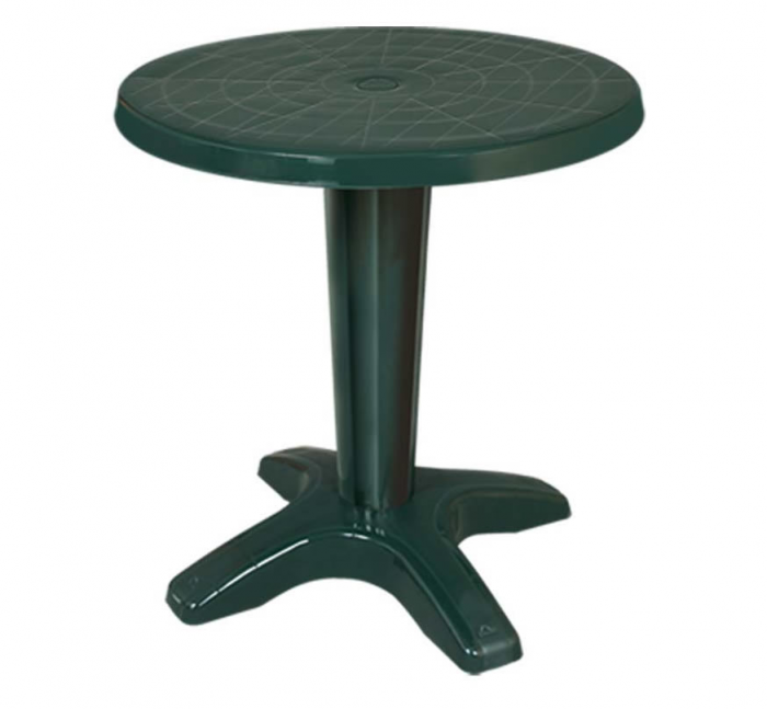 RAKI VILHENA Masa gradina plastic, rotunda, D70xh72cm, verde [1]