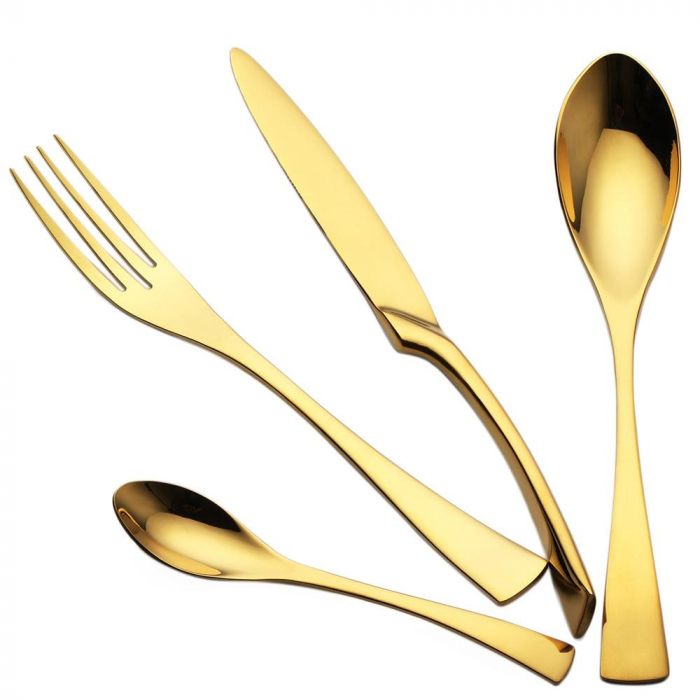 RAKI WICKED GOLD Set 6 linguri, din inox, 22cm [3]
