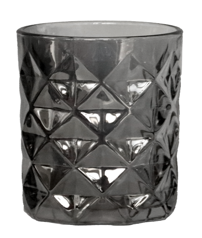 RAKI WICKED Set 6 pahare whisky, din sticla, D8,3хh10cm, fumurii [2]