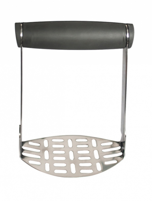 RAKI Zdrobitor cartofi inox cu maner plastic negru [1]