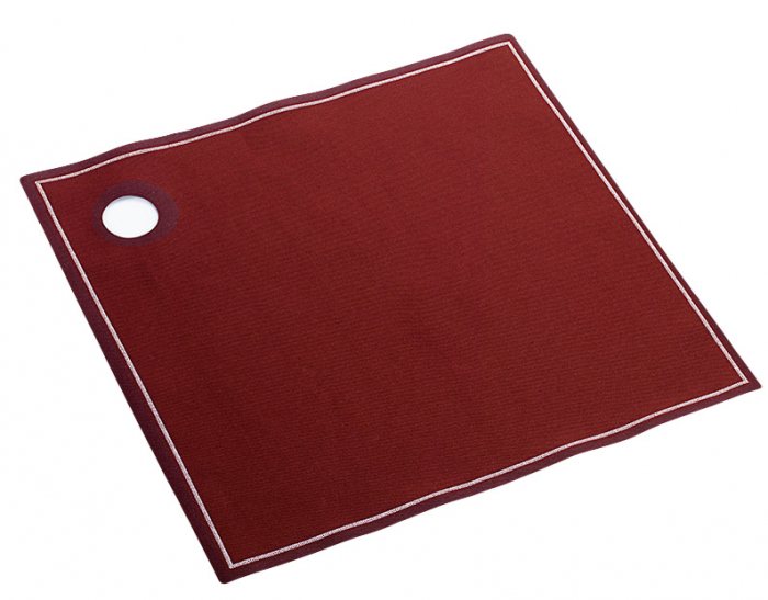 ROLL DRAP Servet din bumbac pentru sticla 40x40cm bordo [1]