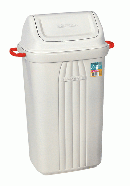 SANREMO Cos gunoi cu capac batant 30l 35x24x58cm (S283E) [1]