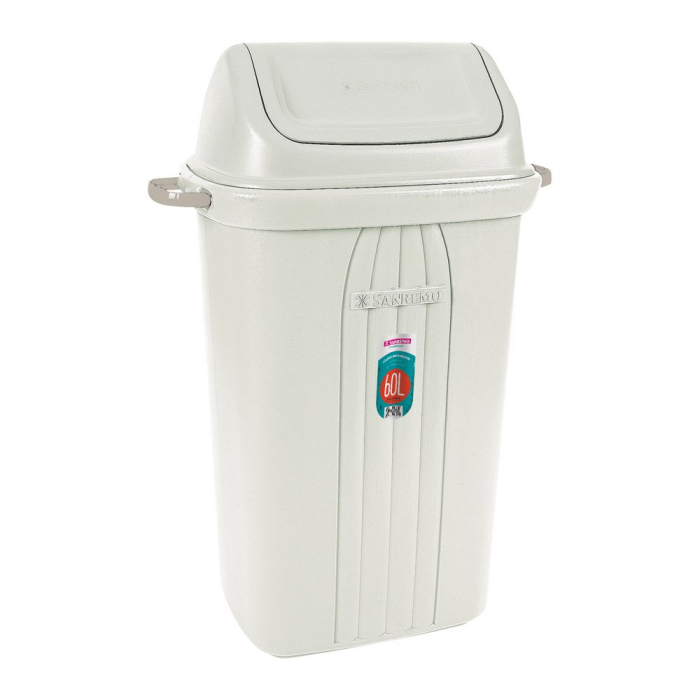 SANREMO Cos gunoi cu capac batant 60l (S284E) [1]