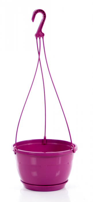 SERINOVA Ghiveci de flori suspendat 18xh10cm 1,7l mov [1]