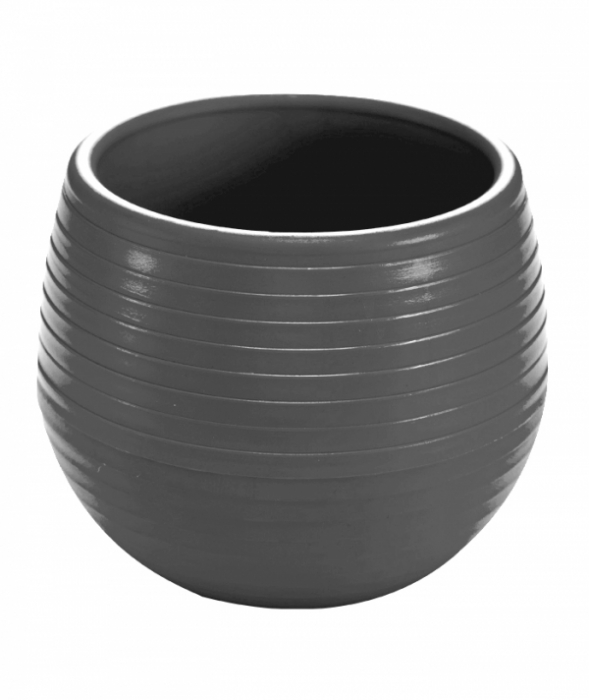 SERINOVA Ghiveci pentru cactus 6,2xh7cm 0,13l culoare gri [1]