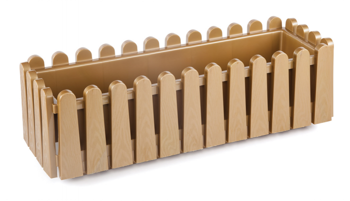 SERINOVA ISTANBUL Jardiniera flori pentru balcon 53x17xh19cm 9l, Wood Effect [1]
