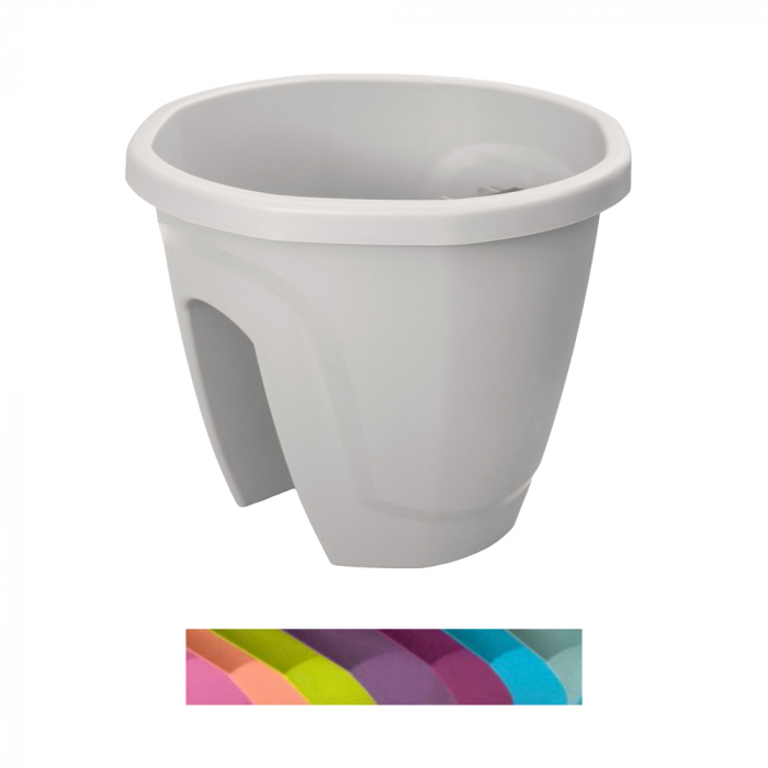 SERINOVA Ghiveci balustrada balcon 29,7x29,7xh24cm 7,5l MIX Culori [1]
